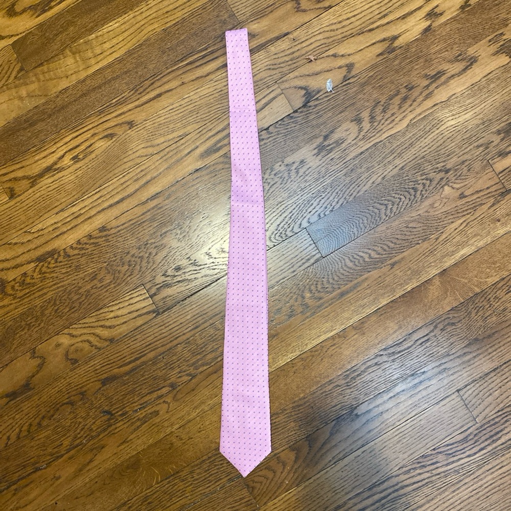Kai Long Hand Made Pink & Blue Diamonds Men's Tie